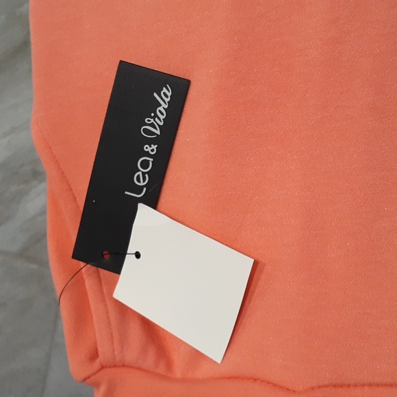 NWT Lea & Viola Orange Shorts - Picture 4 of 9